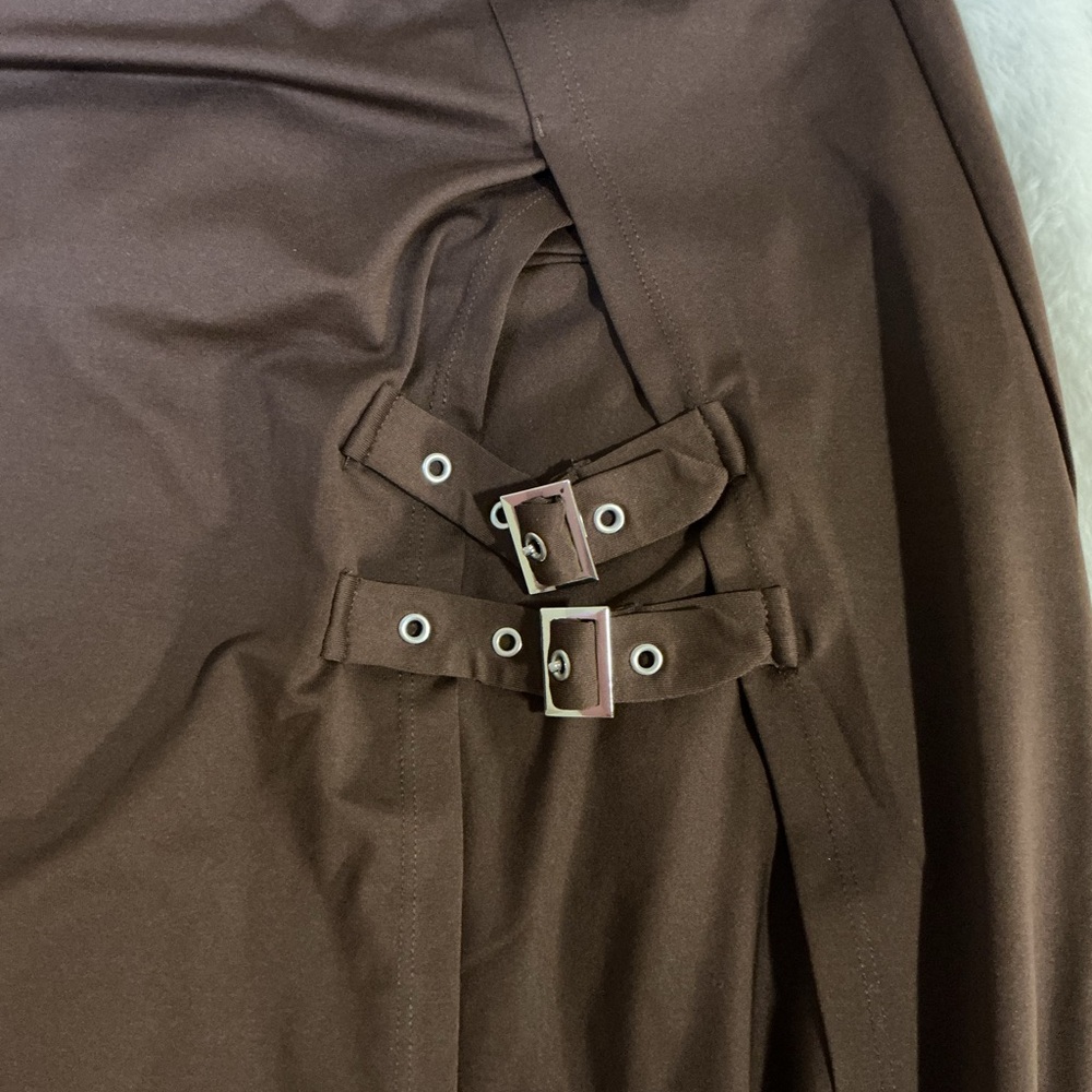 Halara NWT Brown Maxi Skirt - Picture 6 of 8